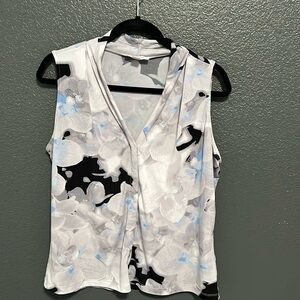 Sleeveless Calvin Klein Blouse -Very Flattering